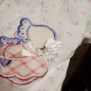 Tuti Fruiti 6-9M Girl Top White Floral